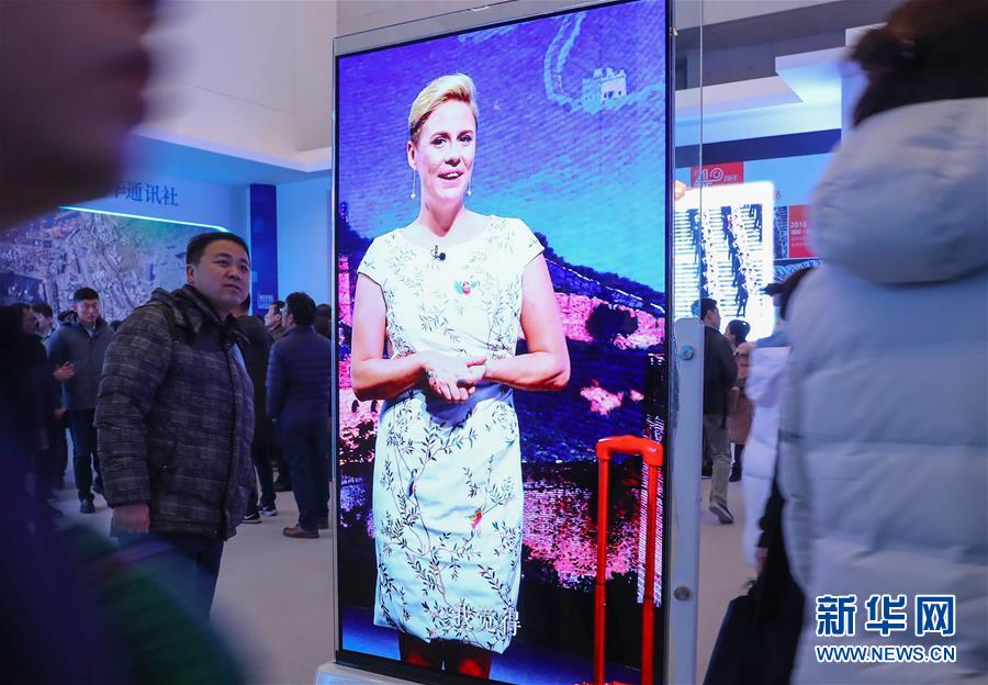 （社会）（8）“伟大的变革――庆祝改革开放40周年大型展览”新华社展区受关注